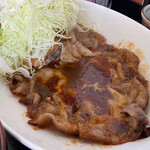 むらた - しょうが焼定食 1100円。