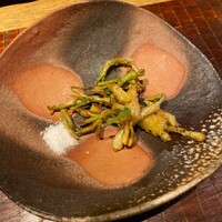 千翠 - 島らっきょうのフリット