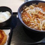 ゆで太郎 - 肉あんかけ中華セット