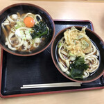 秩父そばの会 - 月見うどんと天ぷらうどん