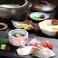 《平日》鮮魚の「なめろう」とお造りの御膳