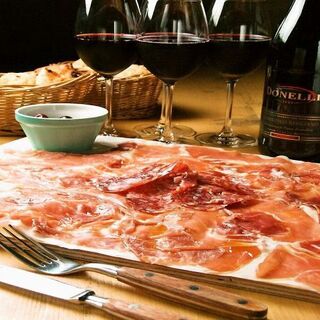 Lambrusco goes perfectly with Italian Prosciutto!