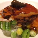 京 静華 - 蒸しアワビの中華丼