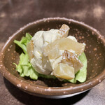 東京厨房 - いぶりがっこのクリームチーズ和え