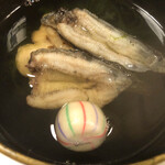 鰻はし本 - 佐久鯉の白子とのんきどじょうのお椀