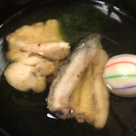 鰻はし本 - 佐久鯉の白子とのんきどじょうのお椀