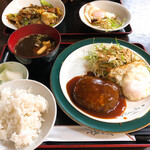 瀧野川 - ハンバーグ定食