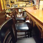 麺匠 えい蔵 - カウンター席