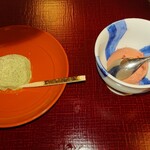 うかい鳥山 - うぐいす万頭　シャーベット