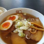 喜多方ラーメン 坂内 - 味玉のせ喜多方ラーメン　800円