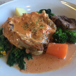 ブリッコ - チキンソテーを横から