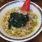 仙台中華そば 銘店嘉一 - わかめラーメン(醤油)