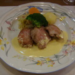 安曇野酵母豚ヒレ肉マスタードソース