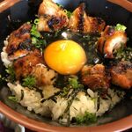 ゑびす - 鶏丼のアップ