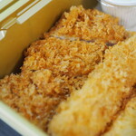 とんかつ濱かつ - エビフライとヒレかつその２