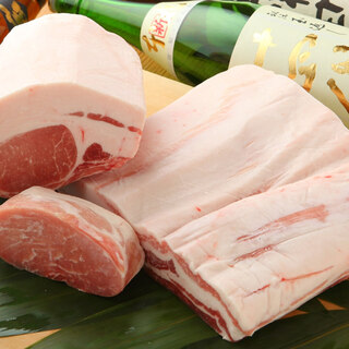 お肉３種 食べ比べコース 豚ロース 肩ロース 豚バラ しゃぶしゃぶ お肉たっぷり240ｇ 個別 盛り皿 銀座しゃぶ通 好の笹 日本橋店 ギンザシャブツウ ヨシノササ 三越前 しゃぶしゃぶ 食べログ