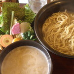 カミノ - 塩野菜つけ麺のあつもりの大盛