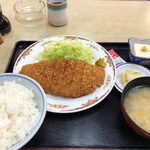 食堂　ときわ - ロースカツ定食