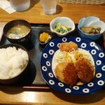 酒房　三日月食堂 - 日替定食ご飯大盛り