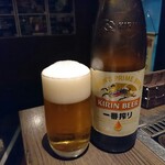 お好み焼き でん - 瓶ビール