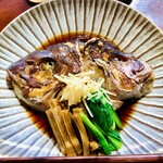 いさみ屋 - 鯛の兜と新牛蒡の煮物