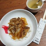 夢創館倶楽部 - 牛丼　600円　2019/06