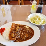 tonkatsuandosupagethidainingupietora - カツカレーライス　825円