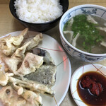 天ぷら ますい - ホル天、でんがく汁小、白飯大