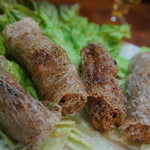 サイゴン・レストラン - 【2012.3】あみあみ揚げ春巻（4本・980円）♥やっぱり美味しい！