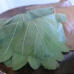 京菓子司 壽堂 - 「柏餅」：茶色い柏葉の方がみそ餡、緑色の柏葉の方は、つぶ餡。