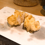 石臼挽き手打 蕎楽亭 - 季節の天ぷら（白子）