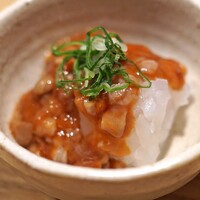 うなぎ 目白ぞろ芽 - いか酒盗