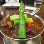 トマト - ほたて貝柱カレー