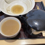武柳庵 - 最後は蕎麦湯で。