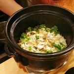 馬車道 大かわ - つぶ貝と菜花