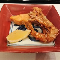 馬車道 大かわ - 鰆と白ガス海老