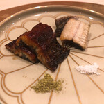 寿司 赤酢 - 鰻の食べ比べ