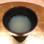 寿司 赤酢 - 蛤のスープ