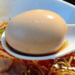 麺屋 ざぶとん - ツルツル味玉