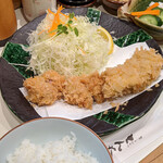 とん太 - 『特ヒレかつ定食（シジミ汁で）』　２４００円