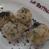 ラ・ベットラ・ダ・オチアイ ナゴヤ - イタリア風磯辺揚げ（お店からサービス）