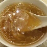 Shark fin soup with crab