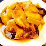 Braised prawns in soy sauce (3 pieces)