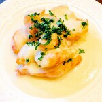 Braised tiger prawns in cream sauce (3 pieces)