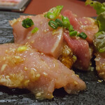 地鶏の里 永楽荘 - ネギ塩だれ