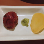 地鶏の里 永楽荘 - お漬物