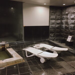 地鶏の里 永楽荘 - お風呂のリラックスチェアーここでサウナ後の休憩しますよ！