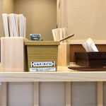 そばの神田 東一屋 - コンディメンツ。