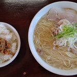 ラーメン並木 - 塩ラーメン(大盛)