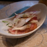 佐賀牛 季楽 銀座  - 鉄板焼きディナーコース「三右衛門」　前菜の盛合わせ～佐賀の彩りー